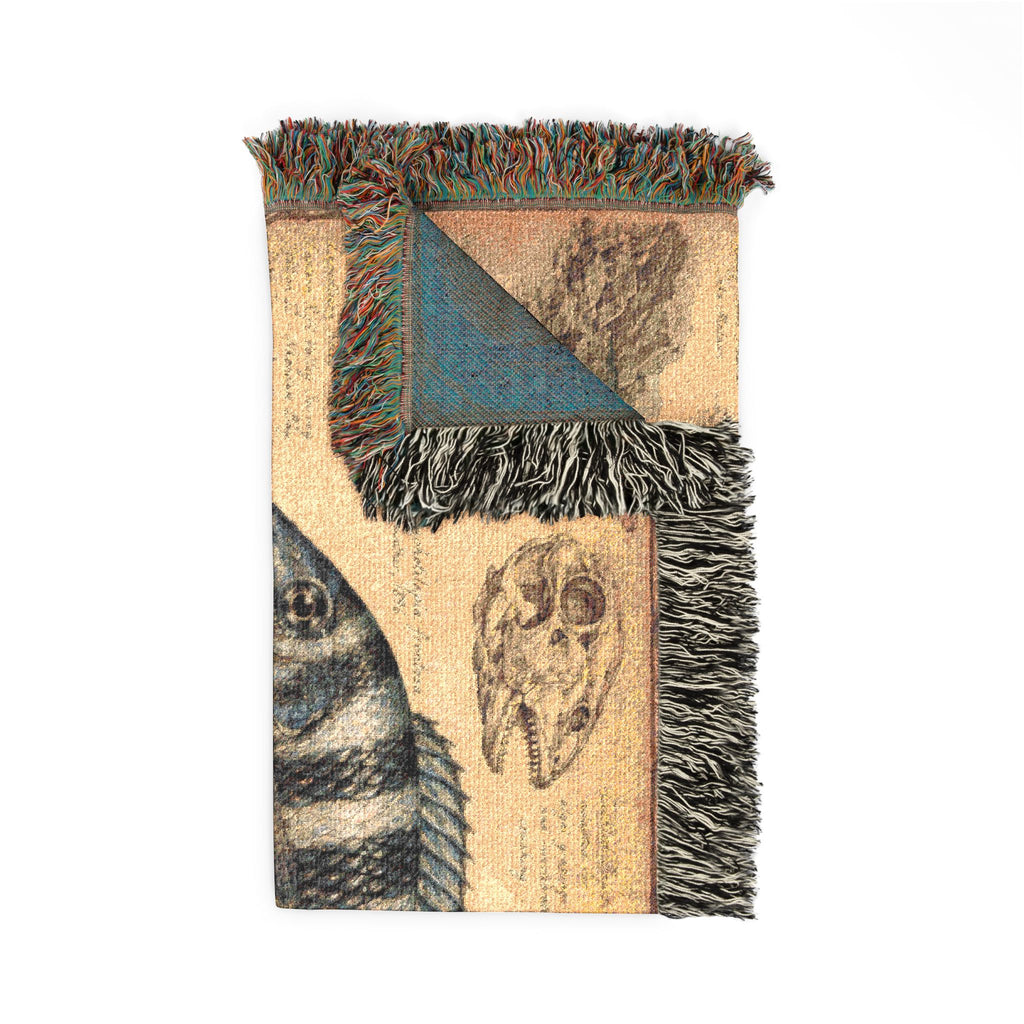 African Cichlid Woven Blanket – Vintage Throw